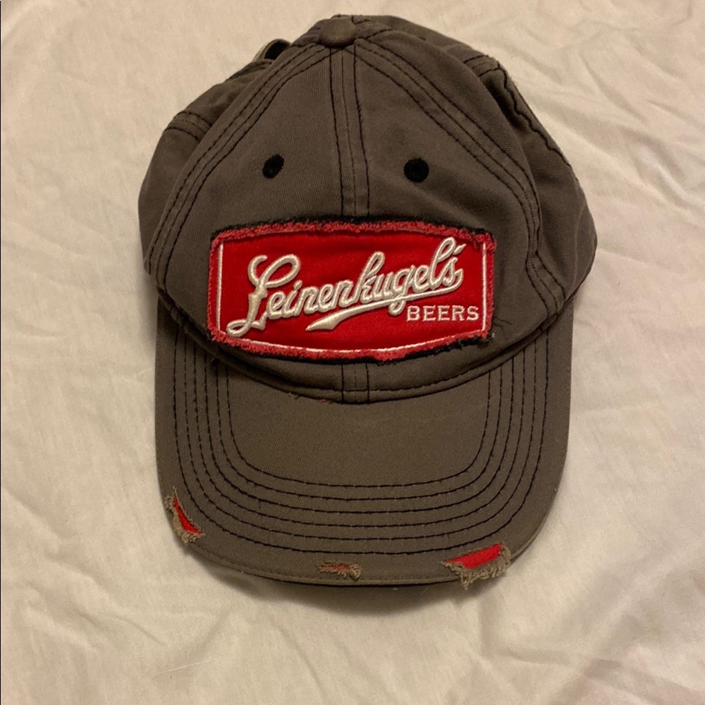 Leinenkugel's Beers Brown Cap with Red Patch